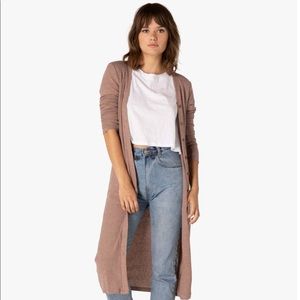 Beyond Yoga- Your line buttoned duster